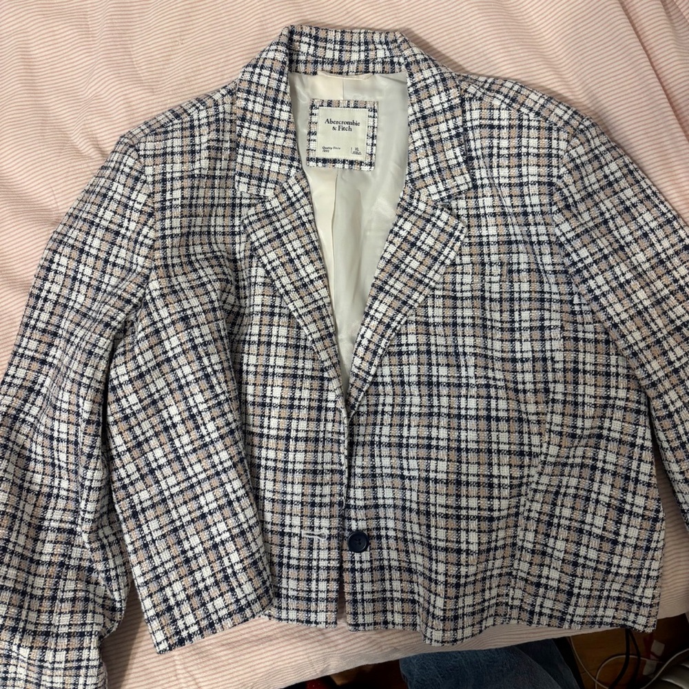 Cropped tweed Abercrombie blazer